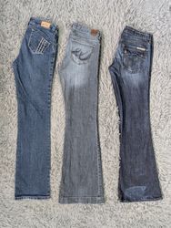 ***Y2K Unique Embroidered Flare Jeans