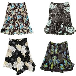 Y2K Printed Floral Midi Skirts Selection RE-3945
