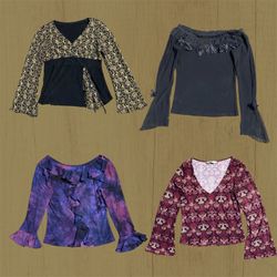 Womens Printed Blouses and Tops
