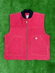 Veste Gilet Carhartt upcyclée