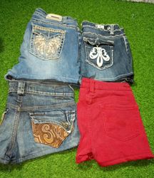 MISS CHIC AND OTHER MIX BRANDS MINI SHORTS (C 457)