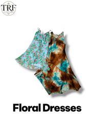 YW-33/ y2k floral long and shorts dresses