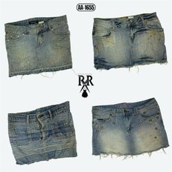 Y2K It Girl Denim Mini Skirts (AA-1655)