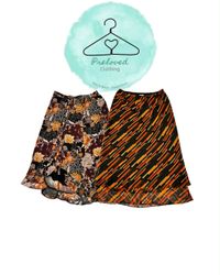 Y2K poly maxi skirts 15 pcs (210826-20)