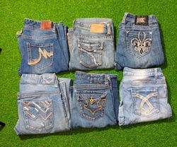 L.A.IDOL USA. AND OTHER MIX BRANDS JEANS  (B 125)