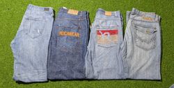ROCAWEAR AND OTHER MIX JEANS