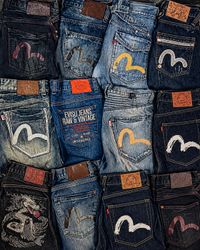Evisu Seagull Logo Denims