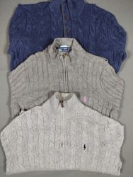 Ralph Lauren Knitted 1/4 Zip Sweaters