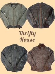 Y2K Dark Boho Leather Jackets(TH/862)