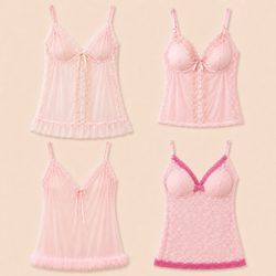 Y2k Blush Pink Lingerie