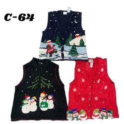 Wholesale Vintage Christmas Sweaters Bundle | 10pc..