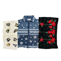 Vintage Christmas knitwear