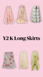 Y2k Long Skirts #061026
