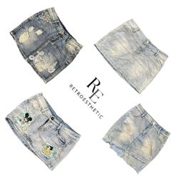 Y2K NYC IT GIRL DENIM MINI SKIRTS RE-3750