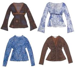 Y2K Sandy Beach Aesthetic Mesh Tops