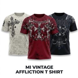 Affliction Nobility Printed T-Shirts