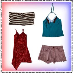 Bratz Doll Wardrobe- tops, dresses, skirts (SS-267..