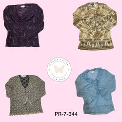 Women's Printed Poly Blouse Mix – Trendy Everyday ..