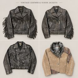 Vintage Leather & suede Jackets