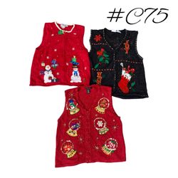 Wholesale Vintage Christmas Sweaters Bundle | 10pc..
