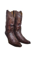 Western style vintage cowboy boots