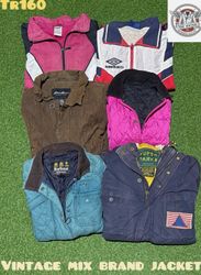 Vintage mix brand jacket tr 160