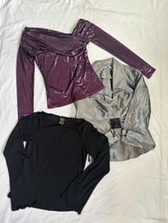 Y2K Long Sleeve Top Blouse B # 314