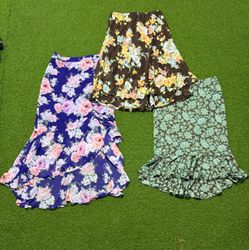 Yv2105 Printed Skirts 21P