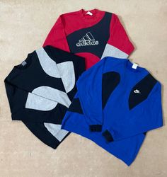 upcycle adidas and nike sweashirts 🐒