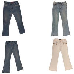 Jeans decorados Y2k