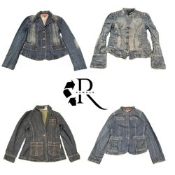 Y2K Era Cyber Girl Denim Jackets RW-2255