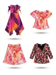 (FV-2521) Desert rose Style tops