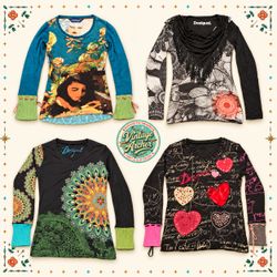 Retro Desigual Festival Mood Blouses :10pcs (D1)