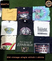Old vintage single stitch t shirts 80s & 90s old s..