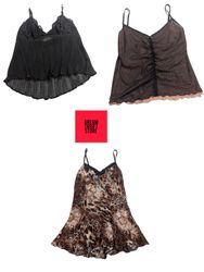 GRUNGE CAMI TOPS BRANDS INCLUDED TRACY,LAURA ASHLE..
