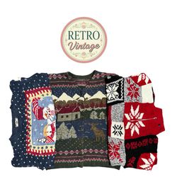 Christmas vintage & unique jumper style |E|