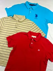 Mix branded collar t-shirts