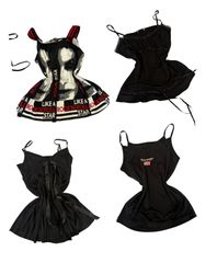 Y2K Grunge Monochrome Cami Tops-ST-202