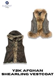 Y2K Afghan Shearling Vestcoat  - EV2301