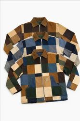 CR01681 Upcycled Carhartt Checkerboard Patchwork W..