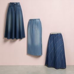 Trendy long skirts mix various fits &designs