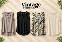 Women's floral Sleeveless Blouses and Tops
