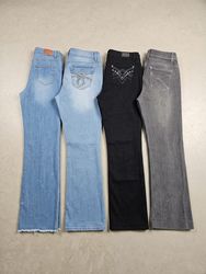 Y2K Flare Bootcut Embellished Embroidered Jean