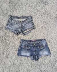 Y2K Low Waist Denim Shorts