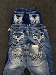 Y2K Embellished Jeans VA-001