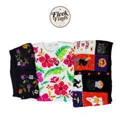 Unique Floral Vintage Jumpers