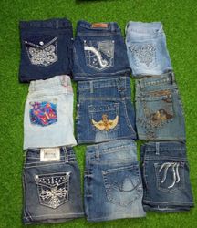 GOGO JEANS AND OTHER MIX BRANDS MINI SKIRTS (C 293..