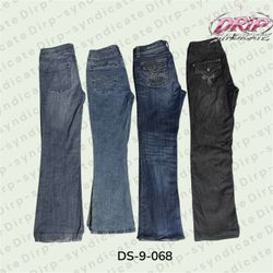 Y2K Low Rise Flared Jeans | Vintage 2000s Bell Bot..
