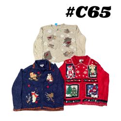 Wholesale Vintage Christmas Sweaters Bundle | 10pc..