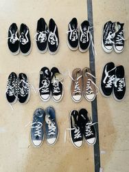 Converse and Vans Bundle of 15 pcs
